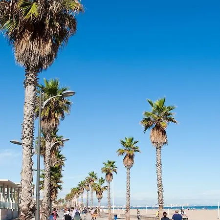 Piso Playa Patacona/Malvarrosa Valenza Esterno foto